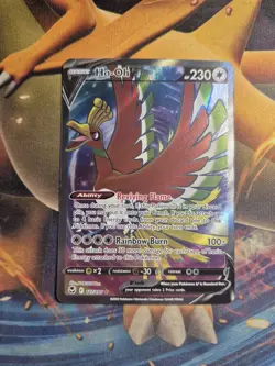 Ho-Oh V (Full Art) - 187/195 - SWSH12: Silver Tempest - Ultra Rare - Pokemon NM - Image 1