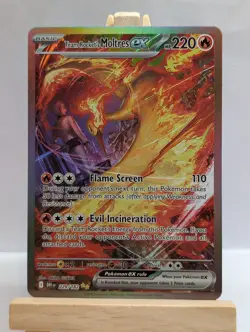 Custom Fan Art Team Rocket's Moltres EX High Quality Custom Card Foil Finish - Image 1