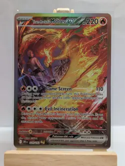 Custom Fan Art Team Rocket's Moltres EX High Quality Custom Card Foil Finish - Image 2