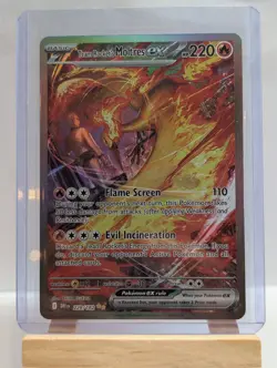 Custom Fan Art Team Rocket's Moltres EX High Quality Custom Card Foil Finish - Image 3