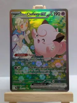 Custom Fan Art Lillie's Clefairy EX High Quality Custom Card Foil Finish - Image 1