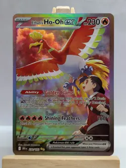 Custom Fan Art Ethan's Ho-Oh EX High Quality Custom Card Foil Finish - Image 1