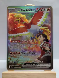 Custom Fan Art Ethan's Ho-Oh EX High Quality Custom Card Foil Finish - Image 2