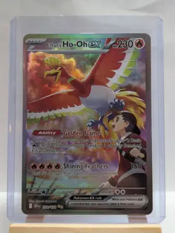 Custom Fan Art Ethan's Ho-Oh EX High Quality Custom Card Foil Finish - Image 3