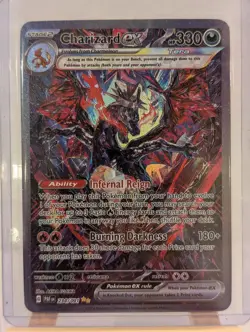 Custom Fan Art Charizard EX Tera High Quality Custom Card Foil Finish Dark Black - Image 3