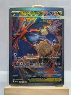 Custom Fan Art Mega Latias EX High Quality Custom Card Foil Finish Full Art - Image 1