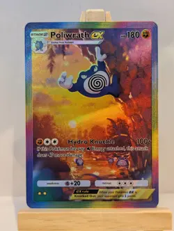 Custom Fan Art Poliwrath EX High Quality Custom Card Foil Finish - Image 1