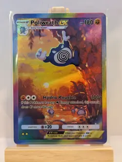 Custom Fan Art Poliwrath EX High Quality Custom Card Foil Finish - Image 2