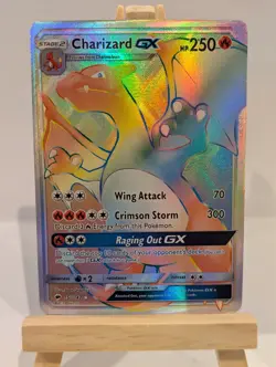 Custom Fan Art Charizard GX High Quality Custom Card Foil Finish - Image 1