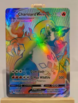 Custom Fan Art Charizard Vmax Gigantamax High Quality Custom Card Foil Finish - Image 1