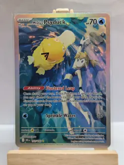 Custom Fan Art Misty's Psyduck High Quality Custom Card Foil Finish - Image 2