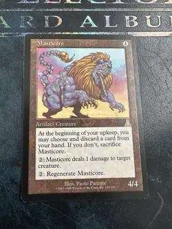 Magic The Gathering MTG Masticore Urza's Destiny Regular Rare LP - Image 1