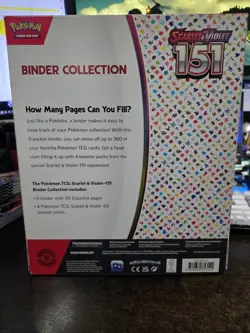 Nintendo Pokemon TCG Scarlet & Violet - 151 Binder Collection - 4 Packs 820650853142 - Image 2