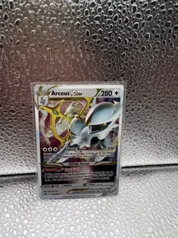 Pokemon TCG Arceus VSTAR Metal Card Brilliant Stars 123/172 - Image 1