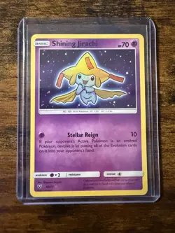 Pokemon Cards Shining Jirachi 42/73 Shining Legends Rare Shining LP - Image 1