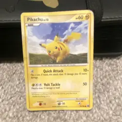 Pokemon Pikachu Diamond & Pearl 70/100 Quick Attack Volt Tackle TCG Card English - Image 1