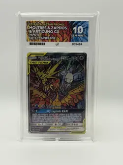 Pokemon Moltres Zapdos Articuno GX SM210 Hidden Fates | Ace 10 - Image 1
