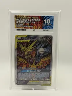 Pokemon Moltres Zapdos Articuno GX SM210 Hidden Fates | Ace 10 - Image 5