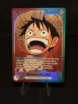 Monkey D Luffy OP13-001 L Leader Alt Art Carrying On His Will OPCG English - Image 1