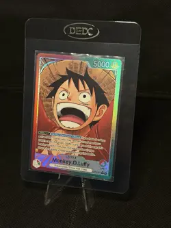 Monkey D Luffy OP13-001 L Leader Alt Art Carrying On His Will OPCG English - Image 2