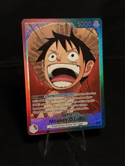 Monkey D Luffy OP13-001 L Leader Alt Art Carrying On His Will OPCG English - Image 4