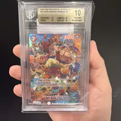 One Piece Edward.Newgate (SP) ST15-002 Royal Blood Foil OP10 BGS 10 - Image 1