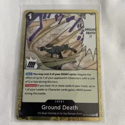 One Piece TCG Ground Death R The Azure Sea's Seven OP14-096 - Foil - Mint - Image 1