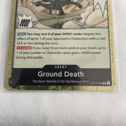 One Piece TCG Ground Death R The Azure Sea's Seven OP14-096 - Foil - Mint - Image 2
