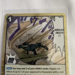 One Piece TCG Ground Death R The Azure Sea's Seven OP14-096 - Foil - Mint - Image 3
