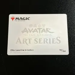 Pillar Launch Gold Stamped Art Card Magic (MTG) Avatar: TLA 16/54 Near Mint - Image 2