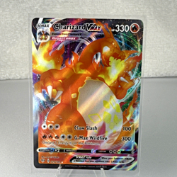 Pokemon Charizard VMAX Holo 020/189 TCG Card English - Image 1