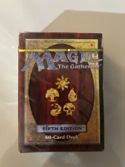 Magic The Gathering Fifth Edition 60 Card Starter Deck New SEALED! - Image 1