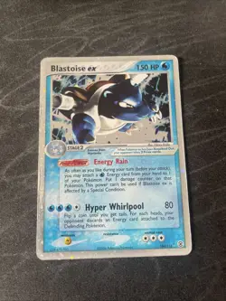 Pokemon TCG Blastoise EX Holo Rare Card Fire Red Leaf Green 104/112 - Image 1