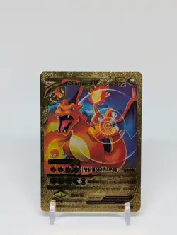 Pokemon🔥CHARIZARD V🔥GOLD FOIL Custom Card🔥ULTRA RARE🔥SWSH261🔥hp 522 - Image 1