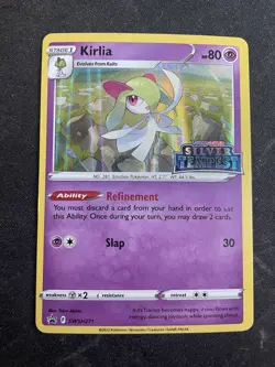 Kirlia SWSH271 Prerelease SWSH Sword & Shield Promo Pokemon TCG Card Holo NM - Image 1