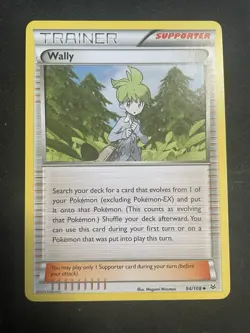 Wally 94/108 XY Roaring Skies Uncommon Pokemon TCG Card English NM - Image 1