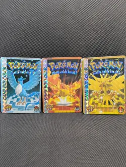 Pokemon Gameboy Cards Legendary Birds Customs - Image 1