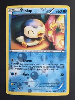 Piplup RC6/RC25 Pokemon Legendary Treasures Radiant Collection Card HP - Image 1