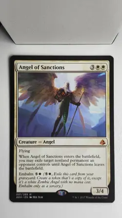 MTG Angel of Sanctions 001/269 Mythic M/NM - Image 1