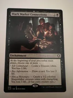 Black Market Connections Commander Legends: Battle for Baldur's Gate Regular - Image 1