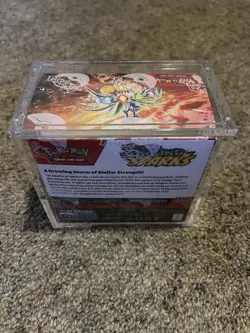 Pokemon TCG Scarlet Violet Surging Sparks Booster Box Sealed with Acrylic Case - Image 3