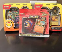 Lot Of 4 Pokemon Day Collection Boxes + Ascended Hero’s Tech Sticker - Sealed - Image 2