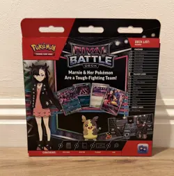 Pokemon TCG Sealed Rival Battle Deck Marnie's Morpeko Black Star Promo - Image 2