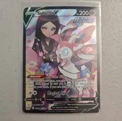 Pokemon TCG Sylveon V Trainer Gallery Full Art Card TG14/TG30 Brilliant Stars - Image 1