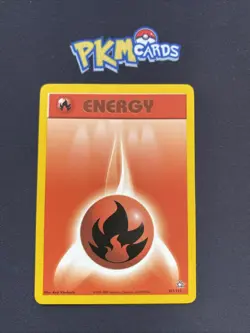 Pokemon TCG Fire Energy Neo Genesis 107/111 Regular LP. - Image 1