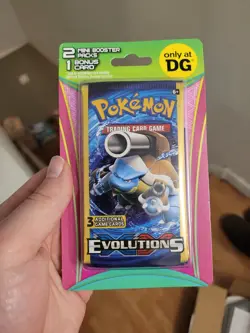 Pokemon Evolutions DG Blister - 2 Mini Booster Packs & 1 Bonus Card! - Image 1
