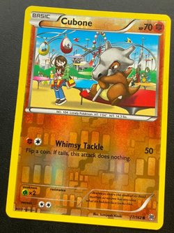 Cubone 77/162 Pokemon Cards XY - BREAKthrough Reverse Holo Rare LP - Image 1