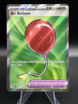 Pokemon TCG Air Balloon 166/132 Mega Evolutions Full Art Trainer NM - Image 1