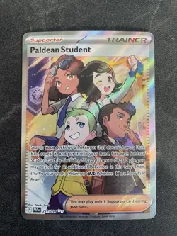 Paldean Student 231/091 SV: Paldean Fates Holo Ultra Rare Pokemon TCG English NM - Image 1