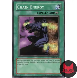 Yugioh Chain Energy DB1-EN030 Common NM - Image 1